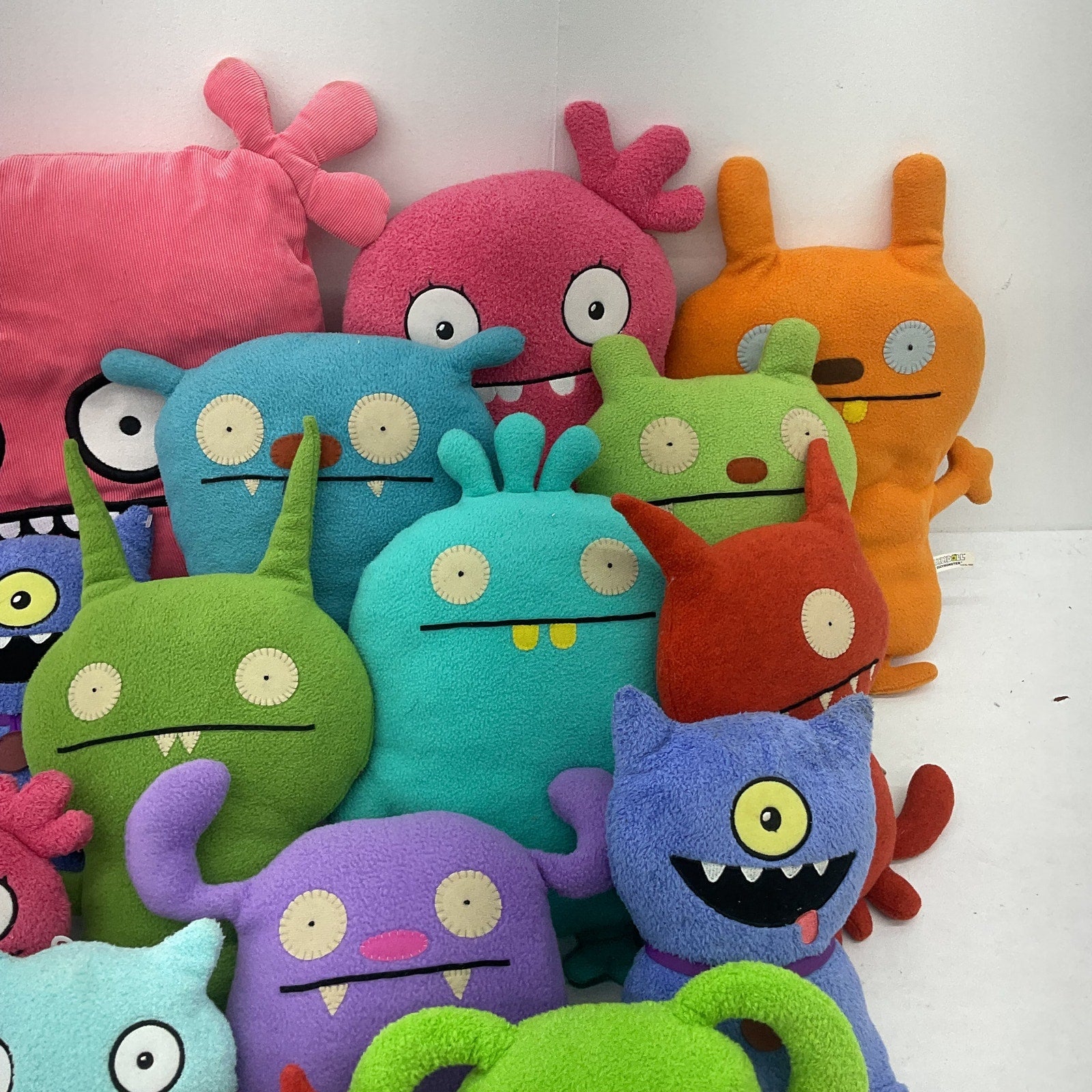 Ugly Dolls Fleece Monster Stuffed Colorful Plush Toys Mixed Preowned LOT 7 lbs - Warehouse Toys