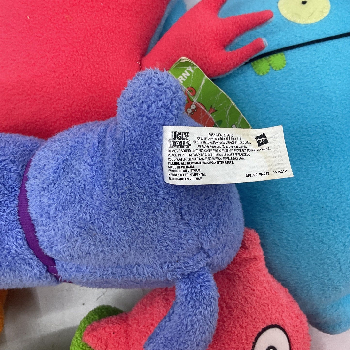 Ugly Dolls Orange Purple Plush Toy Multi - Colored Pre - Owned Good - Warehouse Toys