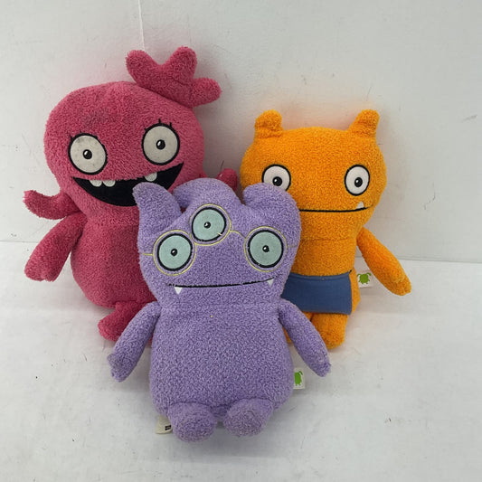 Ugly Dolls Purple Red Orange Plush Toy Monster Doll Lot - Warehouse Toys