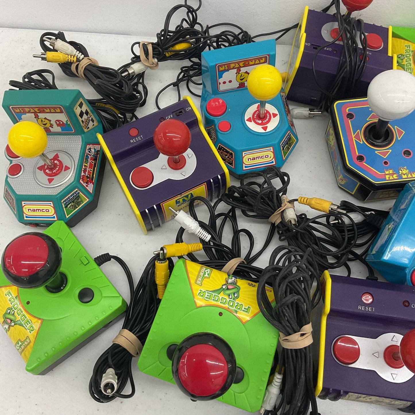 UNTESTED LOT TV Plug N Play Arcade Video Games Consoles Preowned 13 lbs Pacman - Warehouse Toys