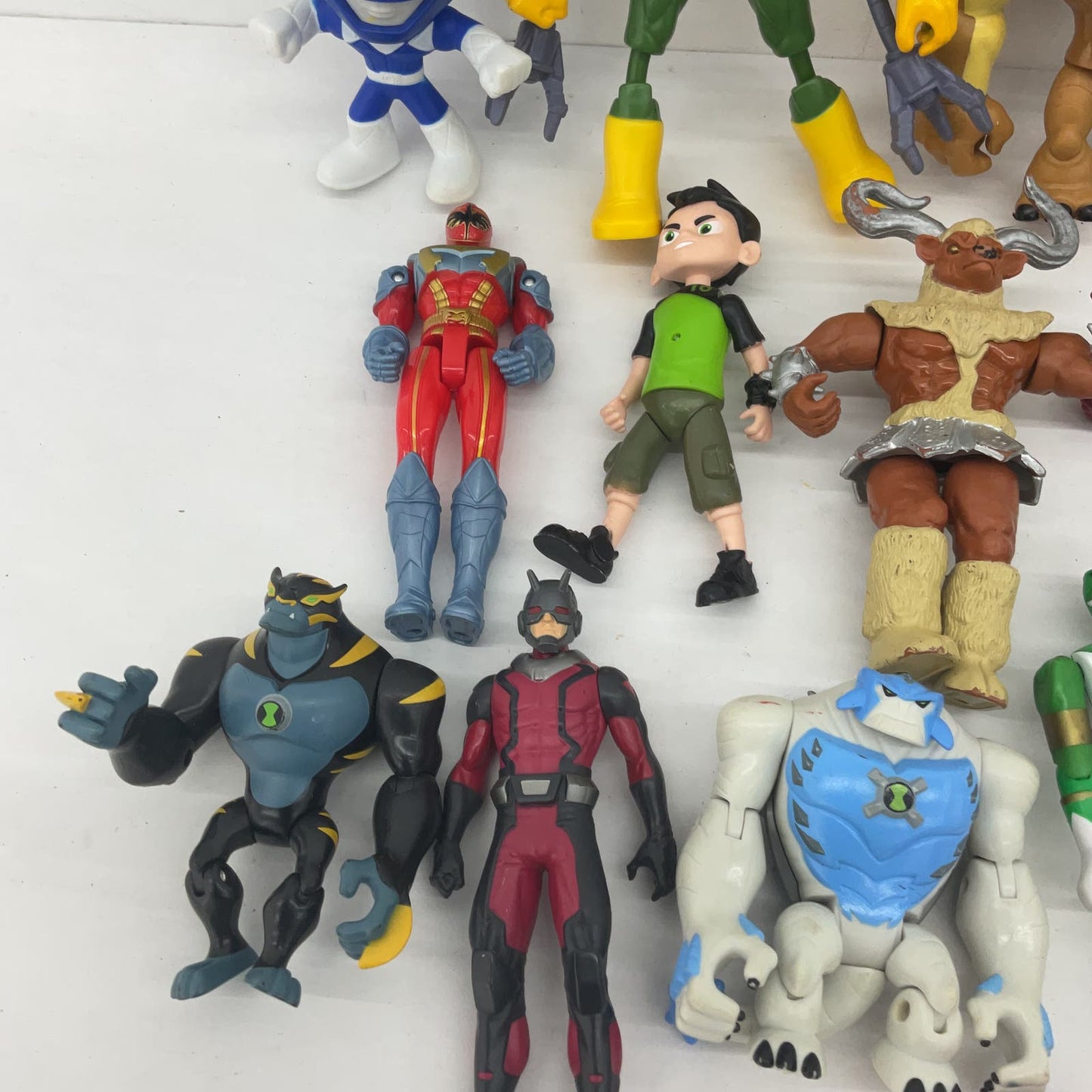 Used Action Figures Small Super Hero Toys Power Rangers Spiderman Ben 10 Marvel - Warehouse Toys