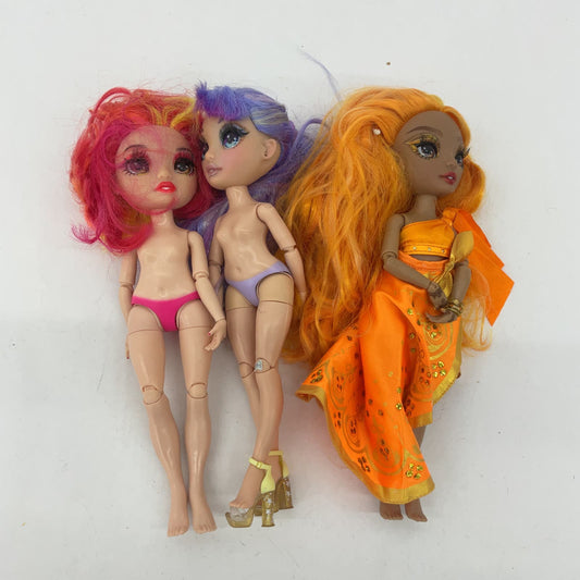 Used Loose LOT 3 MGA Rainbow High Fashion Dolls Toys - Warehouse Toys