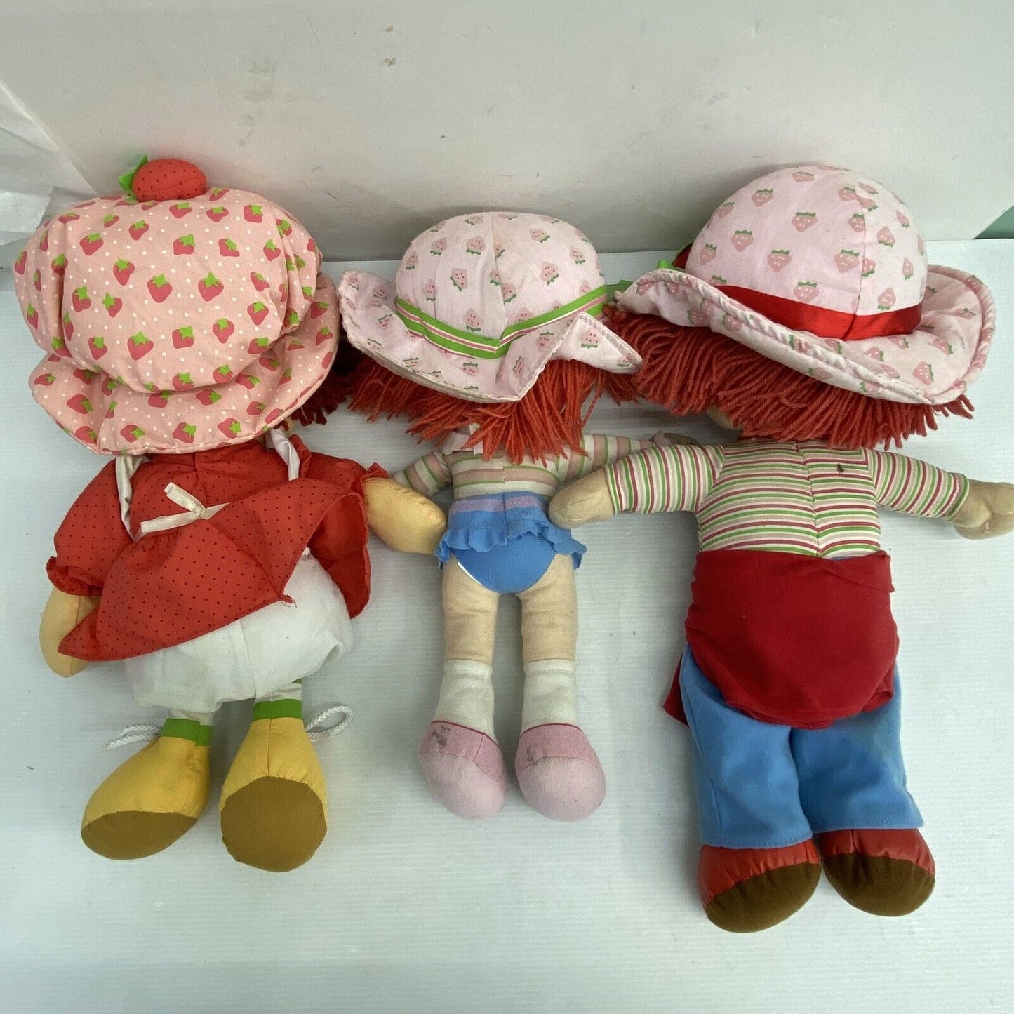 Used LOT 3 Strawberry Shortcake Soft Plush Dolls Toys TCFC Modern Classic - Warehouse Toys