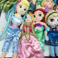 Used LOT 40 Disney Store Disney Princess Plush Dolls Cinderella Frozen - Warehouse Toys