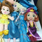 Used LOT 40 Disney Store Disney Princess Plush Dolls Cinderella Frozen - Warehouse Toys