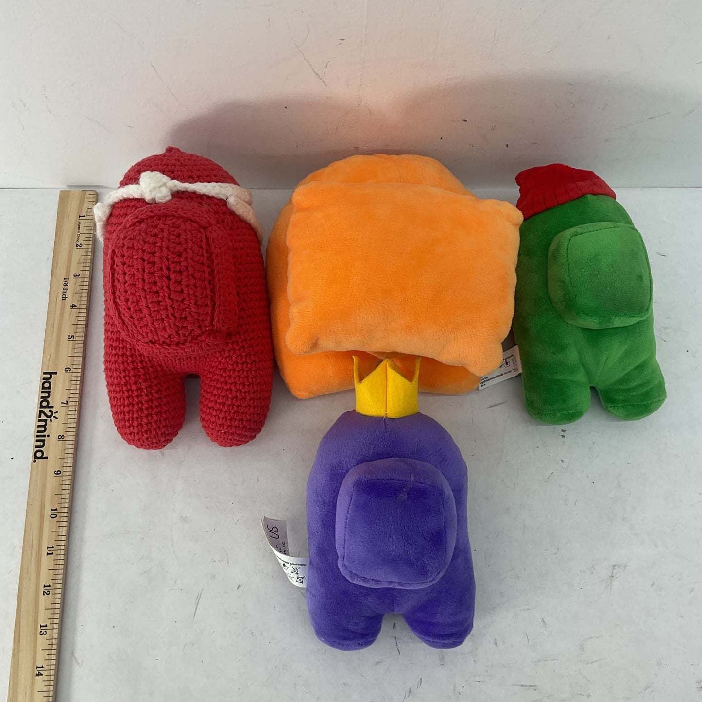 Used LOT Among Us Video Game Character Plush Dolls - Warehouse Toys