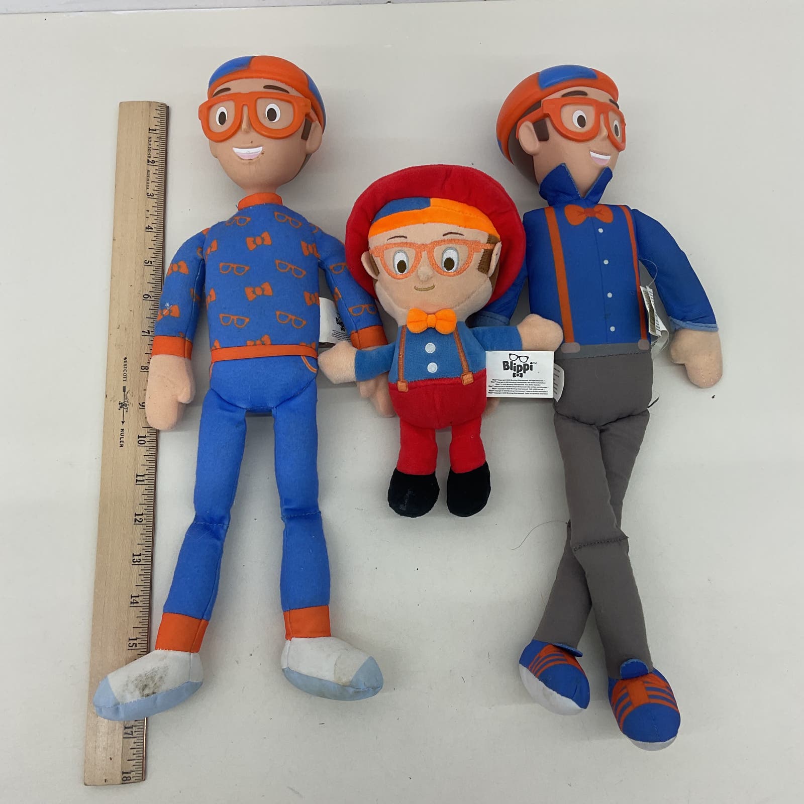 Used LOT Blippi Character Plush Dolls Toy Figures Stuffed Animals - Warehouse Toys