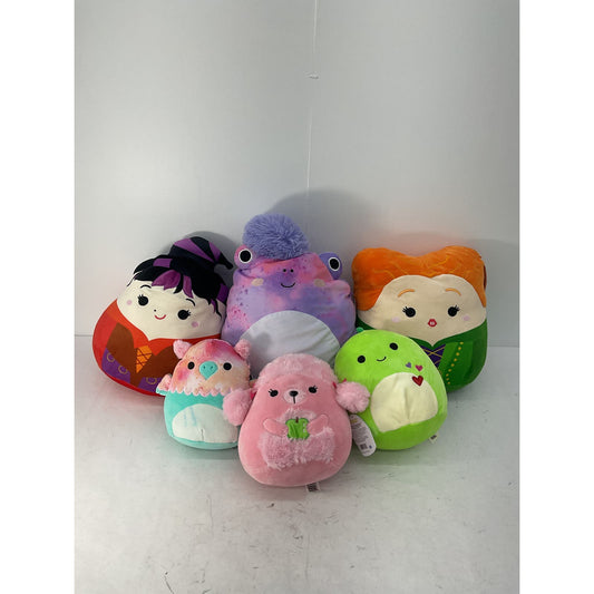 Used LOT Large Sized Squishmallow Pillow Character Plush Dolls - Warehouse Toys