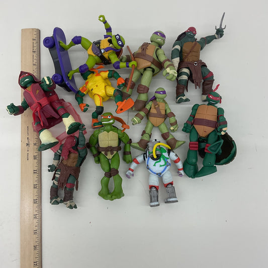 Used LOT TMNT Ninja Turtles Action Figures Mikey Raph Donny Loose Raphael - Warehouse Toys