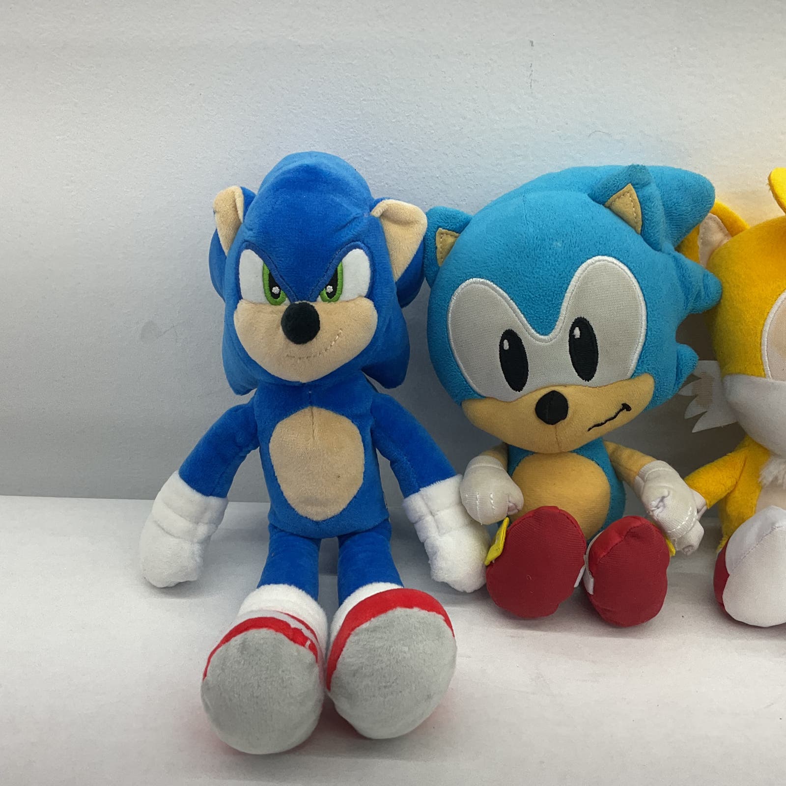 Used Mixed CUTE LOT Sega Sonic the Hedgehog Tails Character Plush Dolls Toys - Warehouse Toys