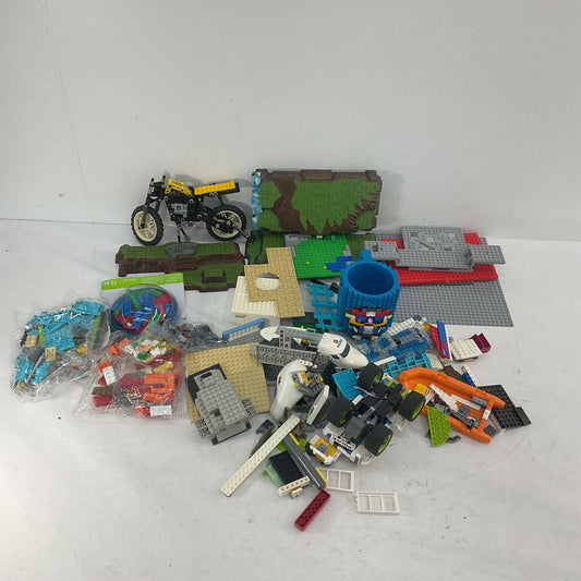 Used Mixed LOT 10 lbs Assorted Random LEGO & Other Bricks Building Kit Toy Sets - Warehouse Toys