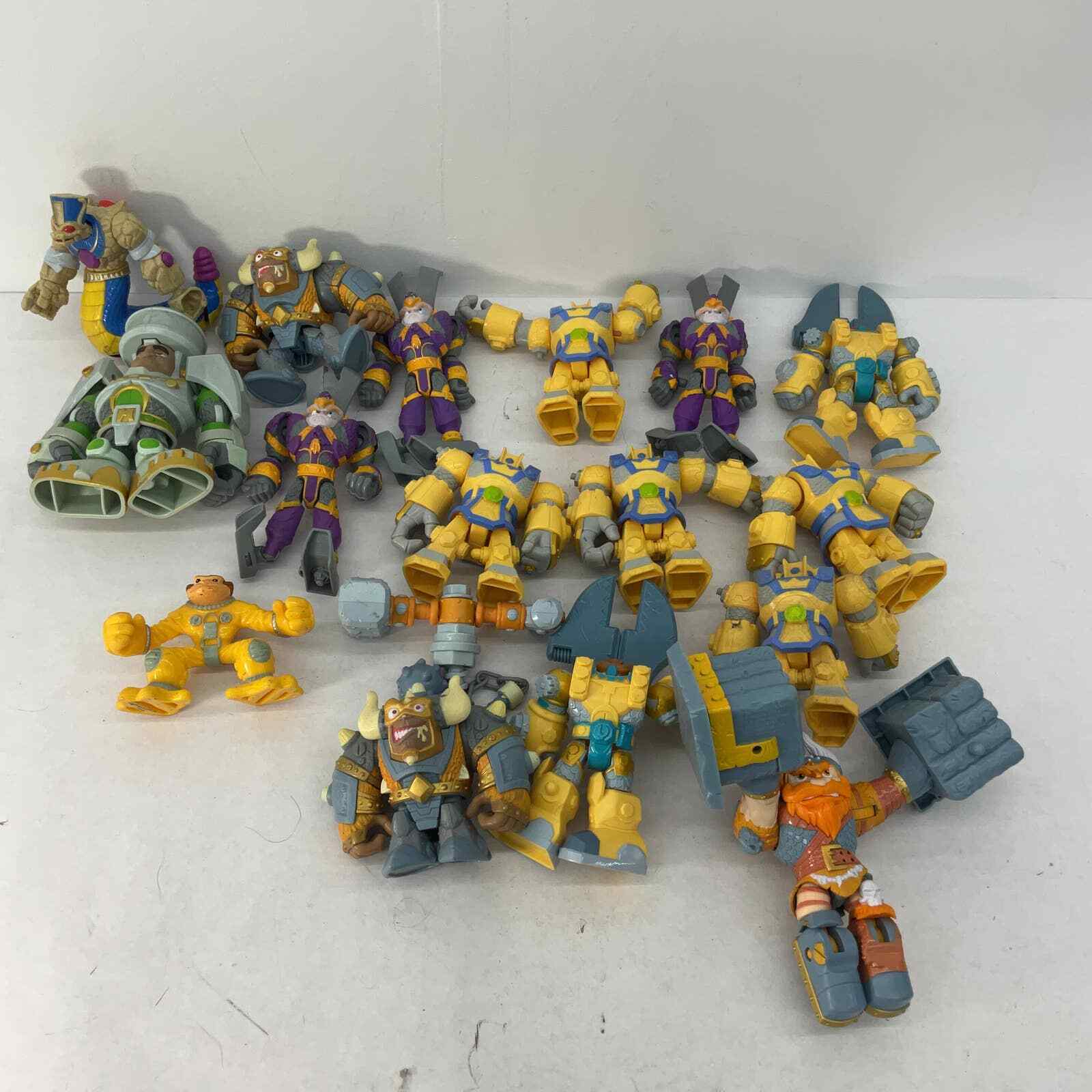 Used Mixed LOT 10 lbs Little Tikes Kingdom Builders Robots Action Figures - Warehouse Toys