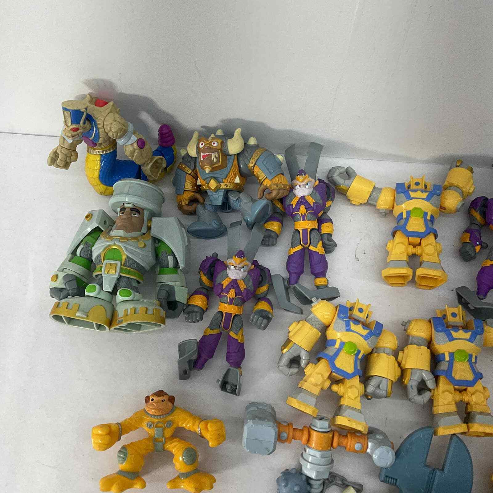 Used Mixed LOT 10 lbs Little Tikes Kingdom Builders Robots Action Figures - Warehouse Toys