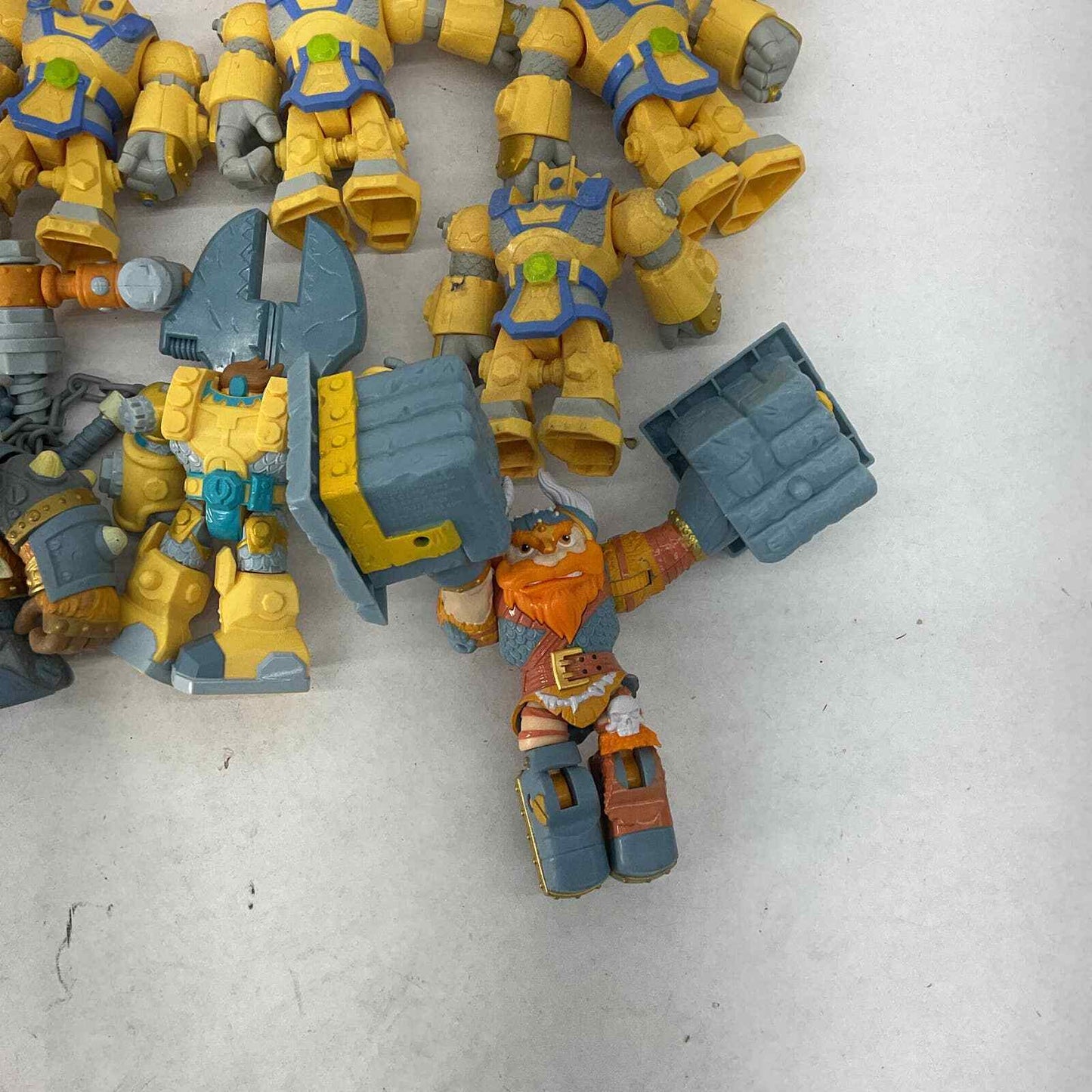 Used Mixed LOT 10 lbs Little Tikes Kingdom Builders Robots Action Figures - Warehouse Toys