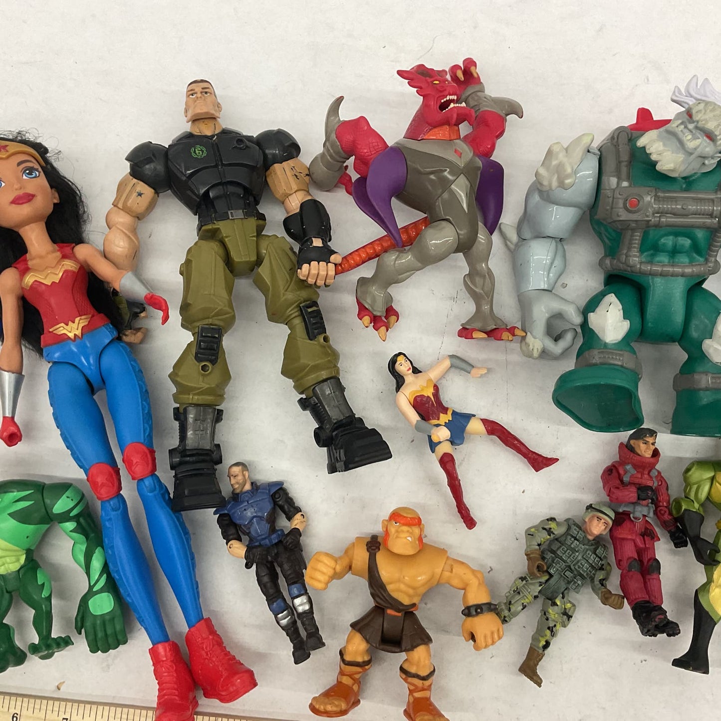 Used Mixed LOT 10 lbs Random Action Figures Marvel DC Batman Fashion Dolls - Warehouse Toys