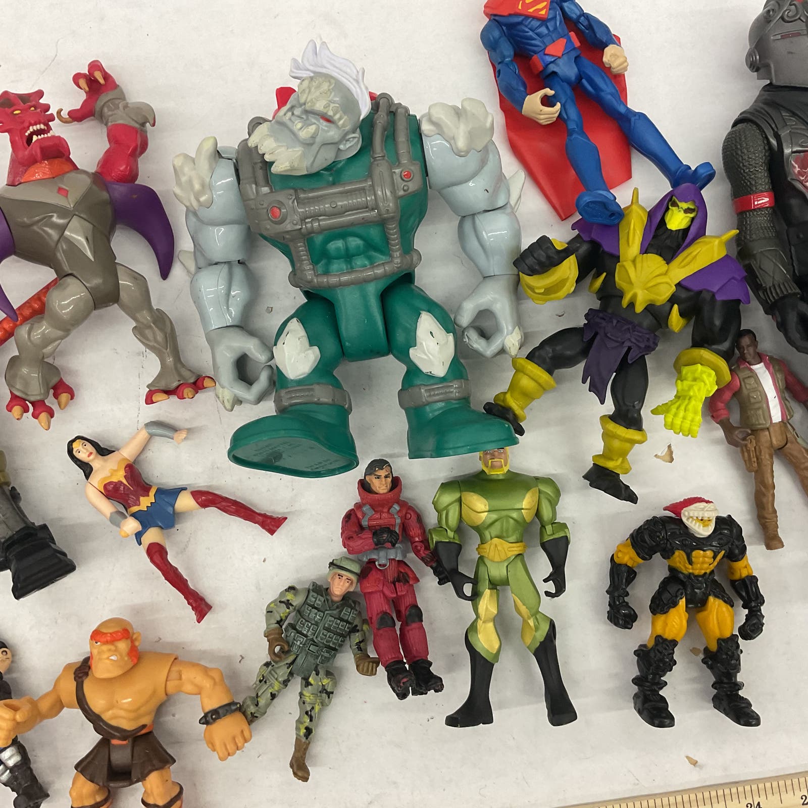 Used Mixed LOT 10 lbs Random Action Figures Marvel DC Batman Fashion Dolls - Warehouse Toys