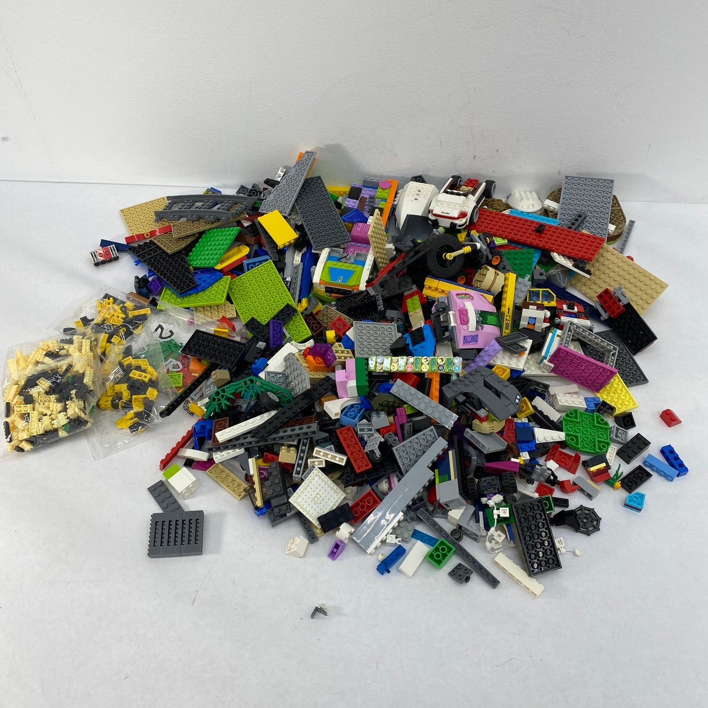 Used Mixed LOT 12 lbs Assorted Random LEGO & Other Bricks Building Kit Toy Sets - Warehouse Toys