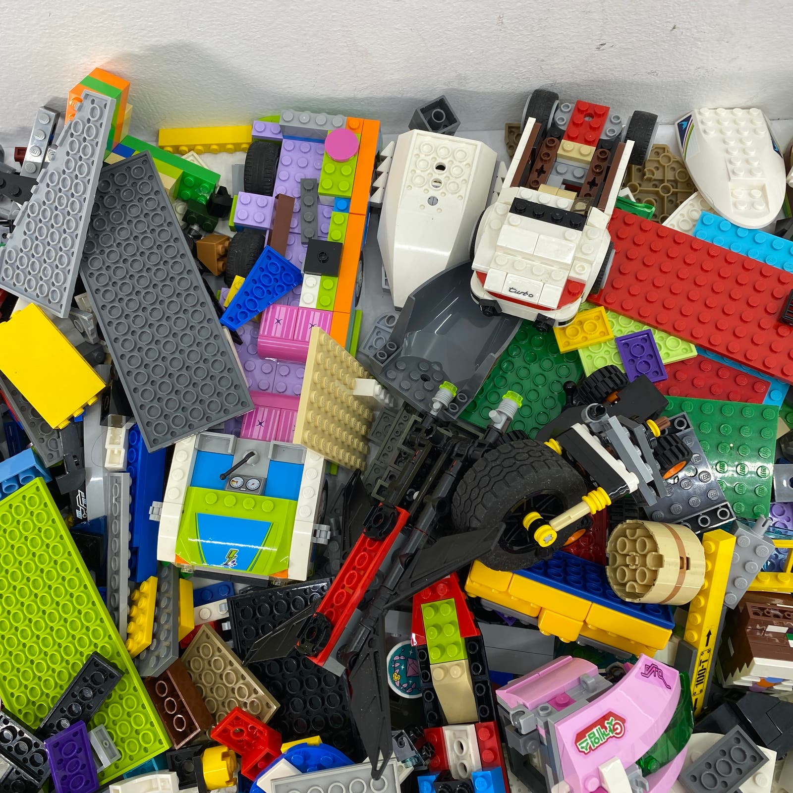 Used Mixed LOT 12 lbs Assorted Random LEGO & Other Bricks Building Kit Toy Sets - Warehouse Toys