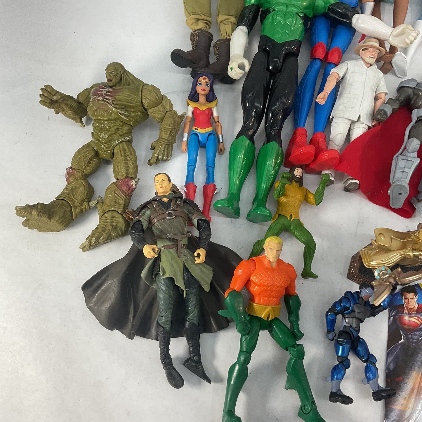 Used Mixed LOT 15 lbs Random Action Figures Dolls DC Comics Marvel Batman - Warehouse Toys