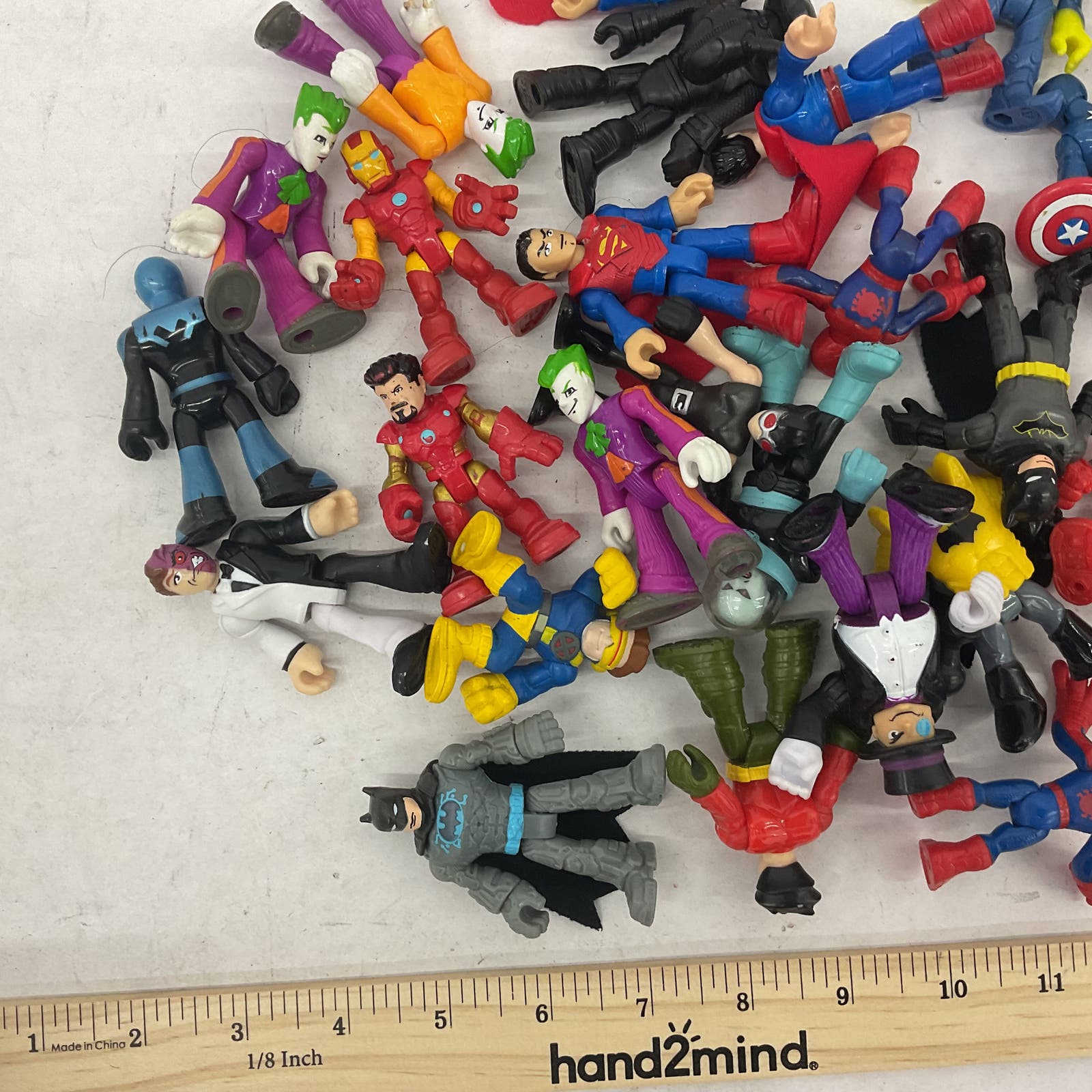 Used Mixed LOT 3 lbs Fisher Price Imaginext DC Marvel Action Figures Toys - Warehouse Toys