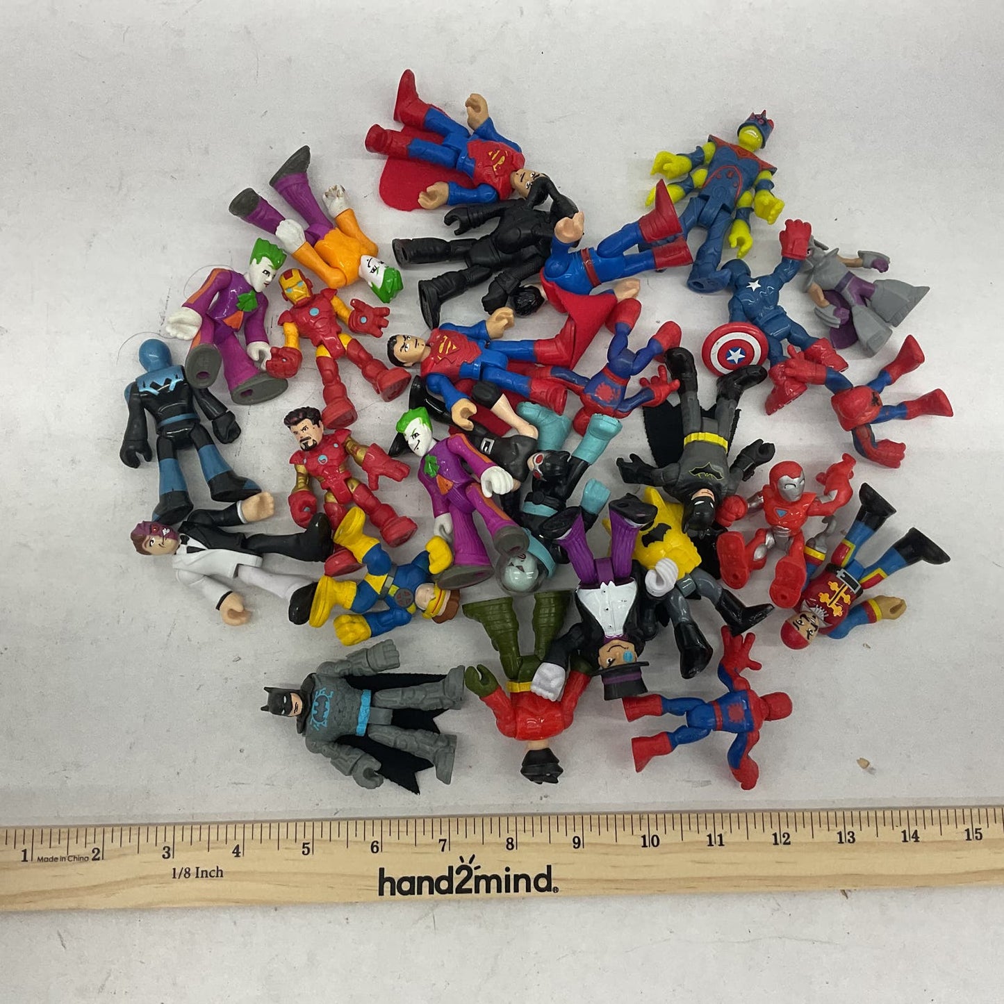 Used Mixed LOT 3 lbs Fisher Price Imaginext DC Marvel Action Figures Toys - Warehouse Toys