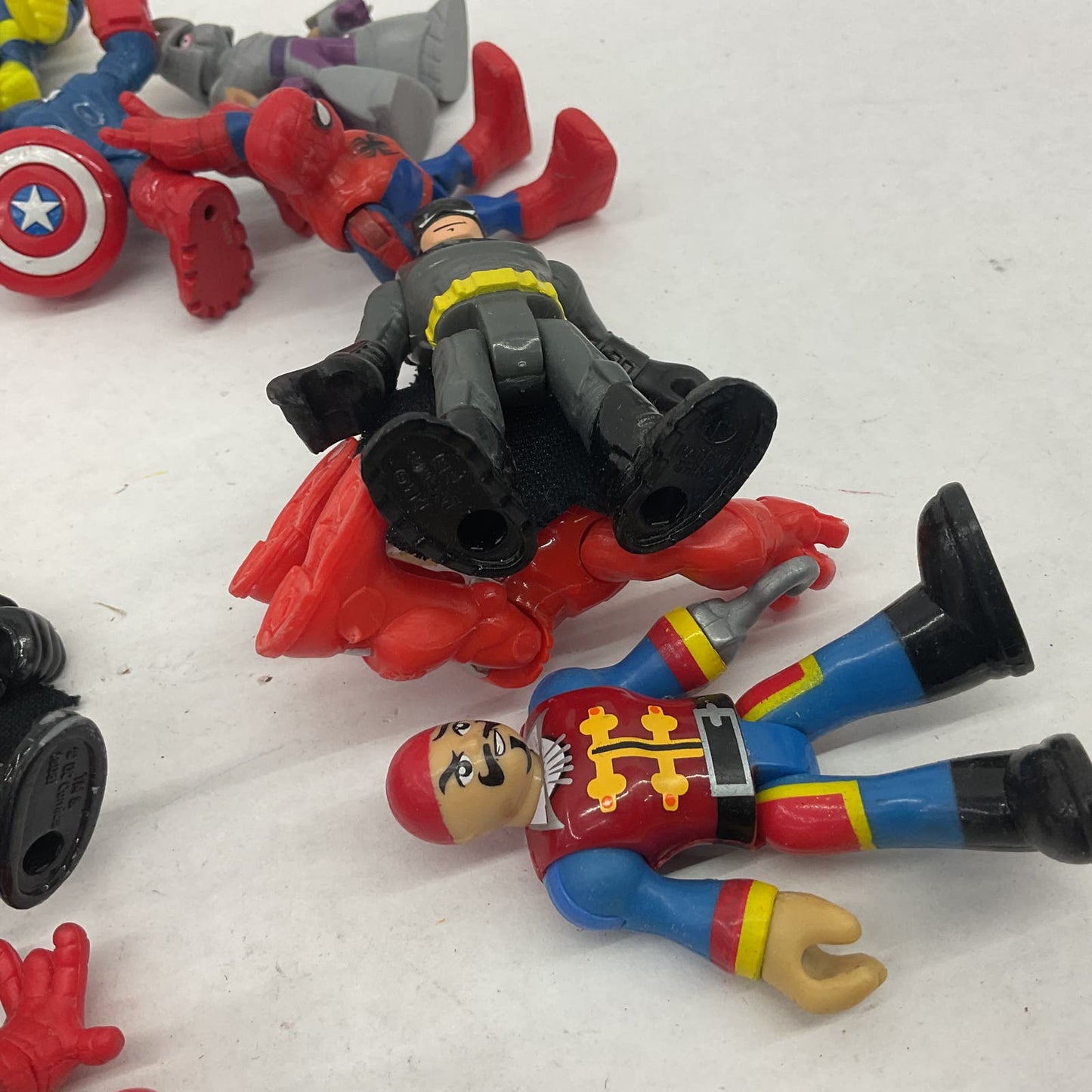 Used Mixed LOT 3 lbs Fisher Price Imaginext DC Marvel Action Figures Toys - Warehouse Toys