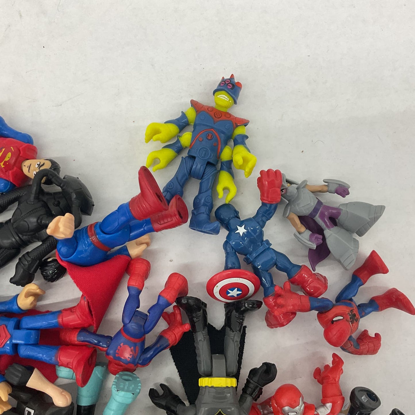 Used Mixed LOT 3 lbs Fisher Price Imaginext DC Marvel Action Figures Toys - Warehouse Toys