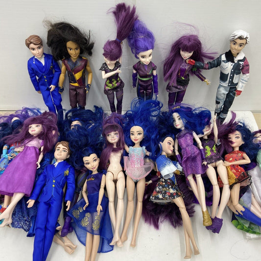 Used Mixed LOT Disney Descendants Fashion Toy Dolls Carlos Ben Jay Jordan Loose - Warehouse Toys