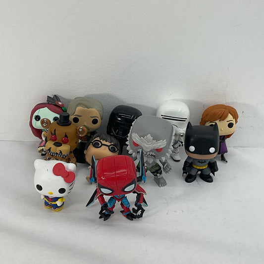 Used Mixed LOT Funko Pop Character Vinyl Toy Figures Marvel Hello Kitty Sally - Warehouse Toys