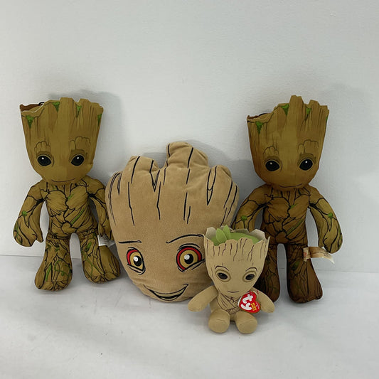 Used Mixed LOT Marvel Guardians of the Galaxy I Am Groot Tree Plush Dolls Figure - Warehouse Toys