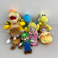 Used Nintendo LOT 7 Super Mario Plush Doll Figure Toys Mario Yoshi Bowser Daisy - Warehouse Toys