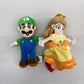 Used Nintendo LOT 7 Super Mario Plush Doll Figure Toys Mario Yoshi Bowser Daisy - Warehouse Toys