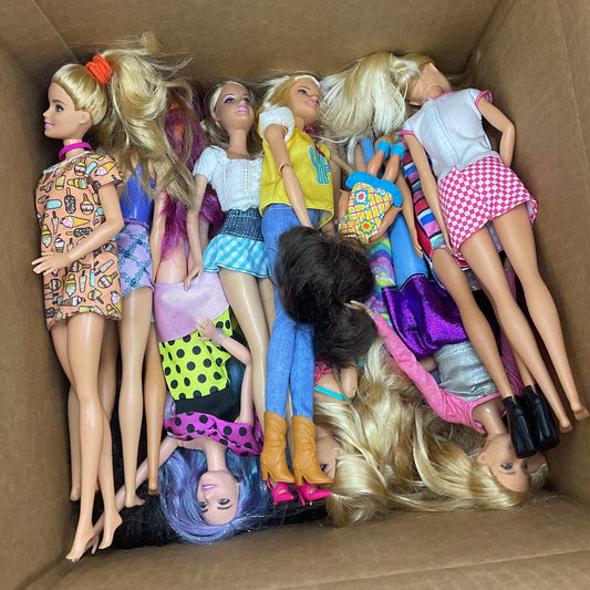 Various Doll Toys Lot Barbie Mattel Multicolor Fashion Doll Ken Wholesale Used - Warehouse Toys