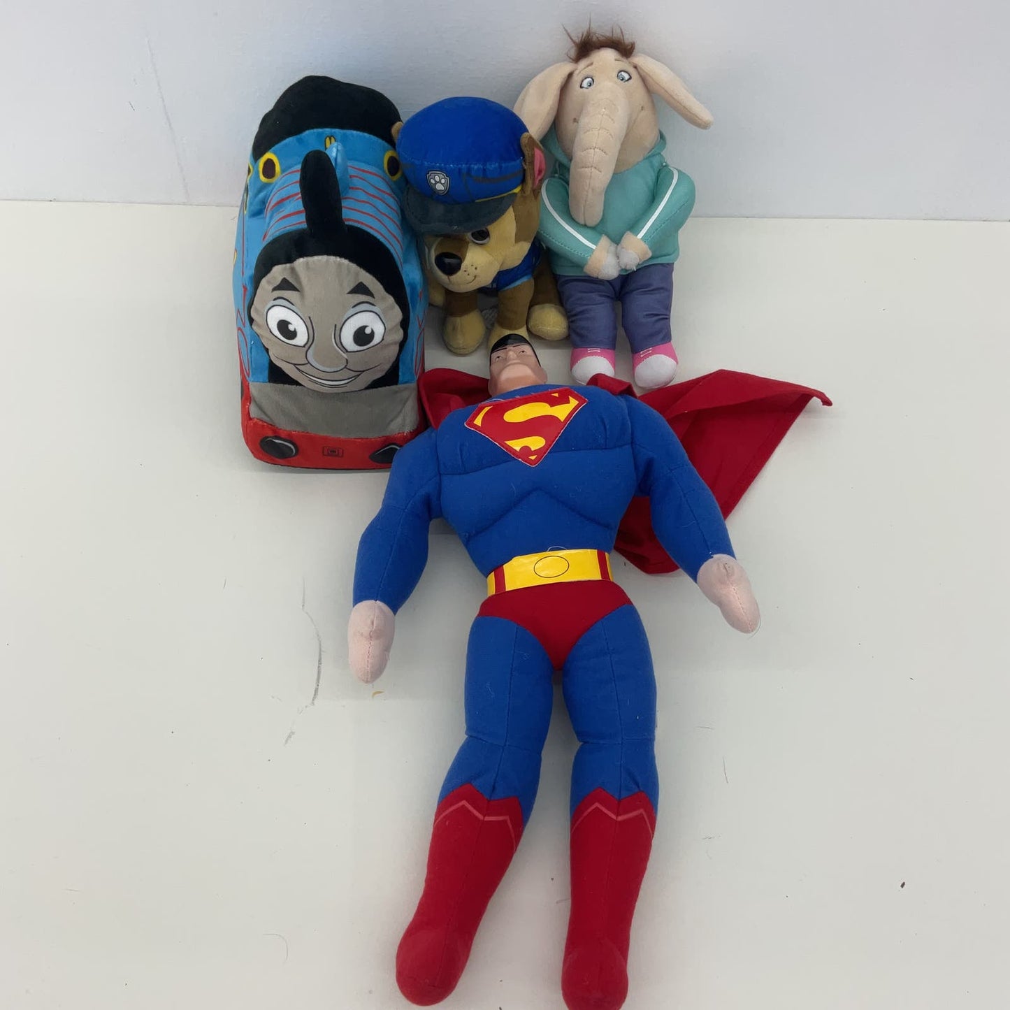 Various Mixed LOT Superman Thomas the Tank Engine Paw Patrol Plush Dolls - Warehouse Toys