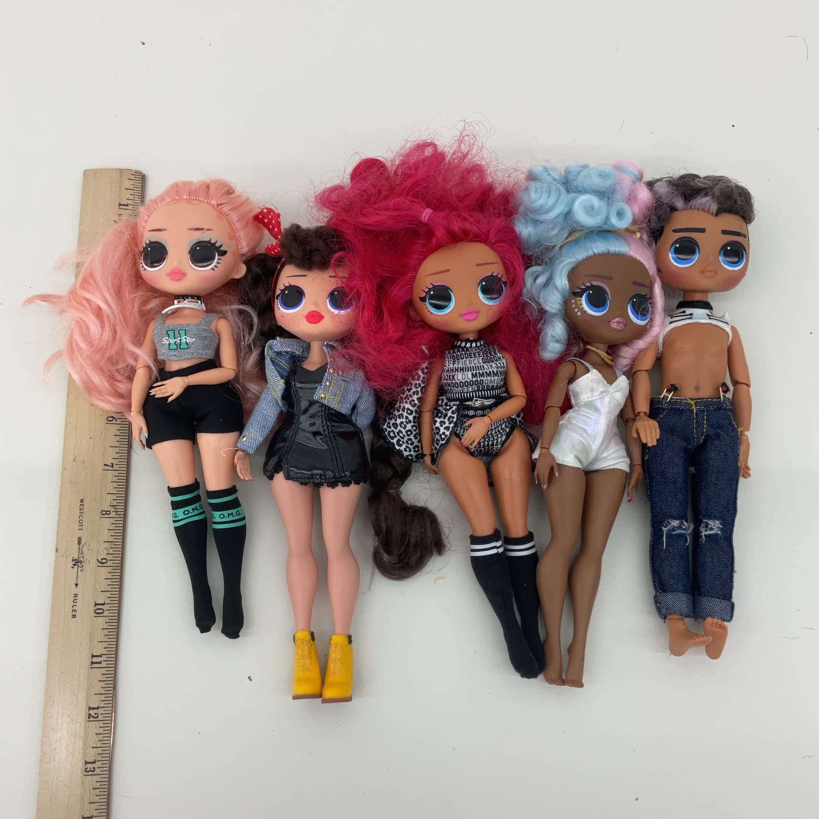 Various Mixed MGA LOL OMG Surprise! Big Lil Sistas Fashion Dolls Loose Used - Warehouse Toys