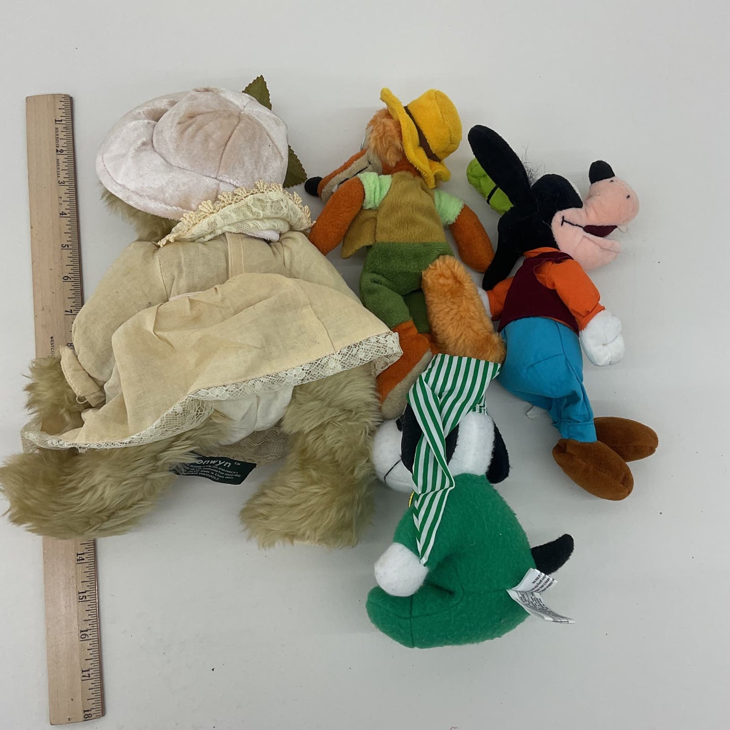 Various Mixed Plush LOT Disney Brer Fox Boyds Teddy Bear Snoopy Goofy Stuffed - Warehouse Toys