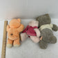 Various Plush Bear Lot Animal Fair Brown Stuffed Animal Country Crock Promo - Warehouse Toys