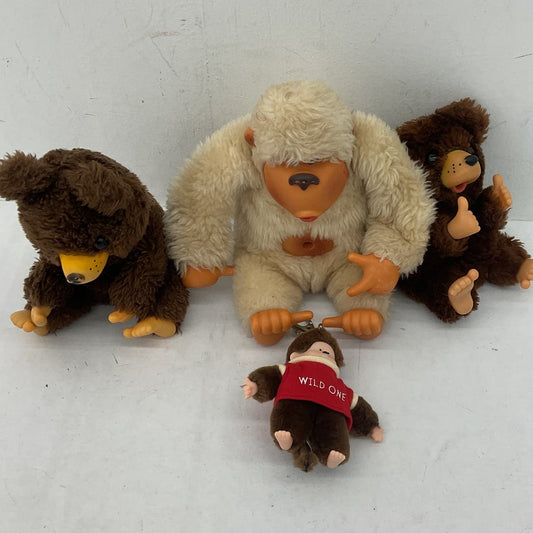 Various Plush Thumb Sucking Russ Doolittle Bippi Stuffed Animal Lot Monkey Bear - Warehouse Toys