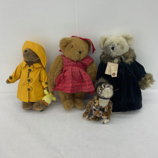 Various Teddy Bear Toy Lot Boyds Collection Brown Stuffed Animal Bears 90s - Warehouse Toys