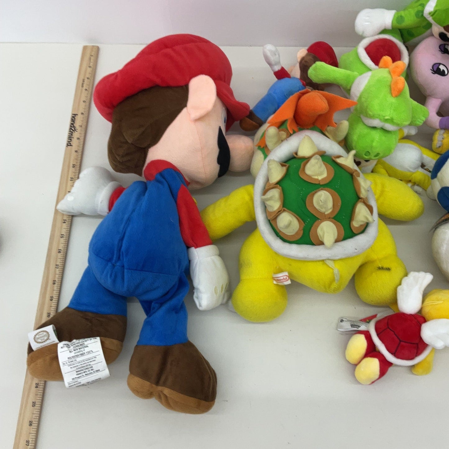 Video Game Plush Lot Preowned Nintendo Super Mario Pacman Spyro Stuffed Animal - Warehouse Toys