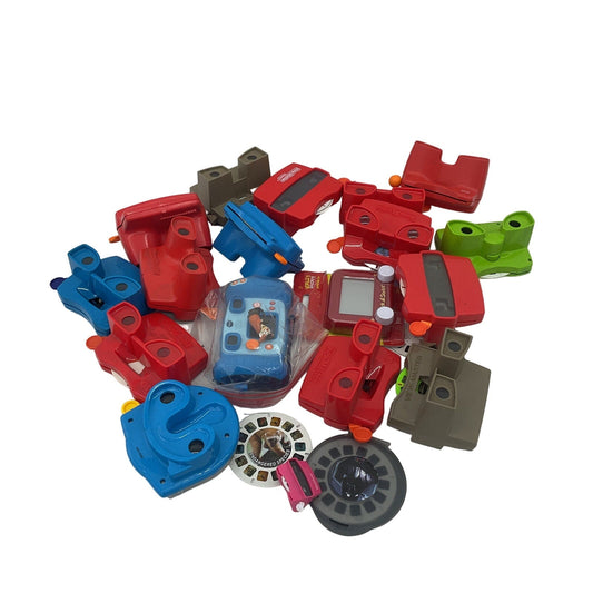 View Master Classic Viewer Toys Preowned LOT Blue Red Gray & VTech Camera 5 lbs - Warehouse Toys