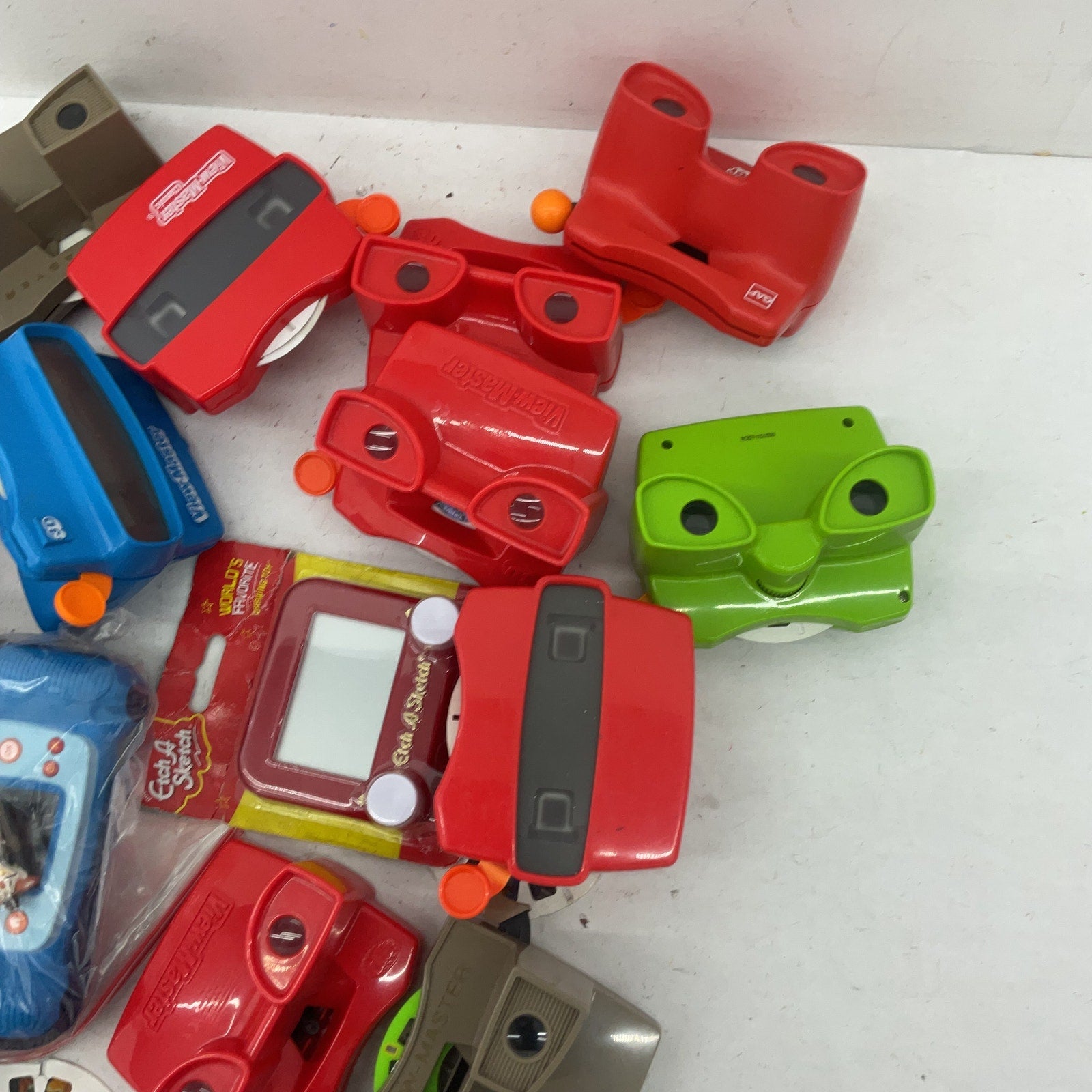 View Master Classic Viewer Toys Preowned LOT Blue Red Gray & VTech Camera 5 lbs - Warehouse Toys