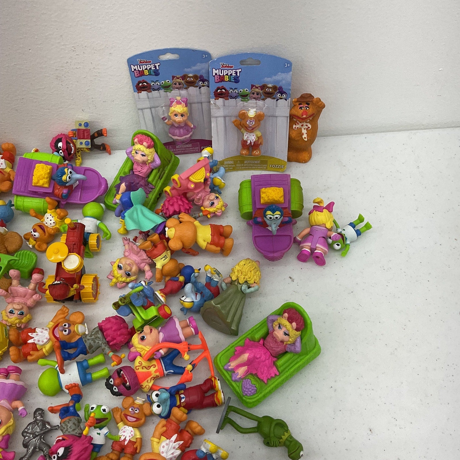 Vintage 10 lbs LOT Muppets Henson Miss Piggy Kermit Preowned Toy Figures LOT - Warehouse Toys