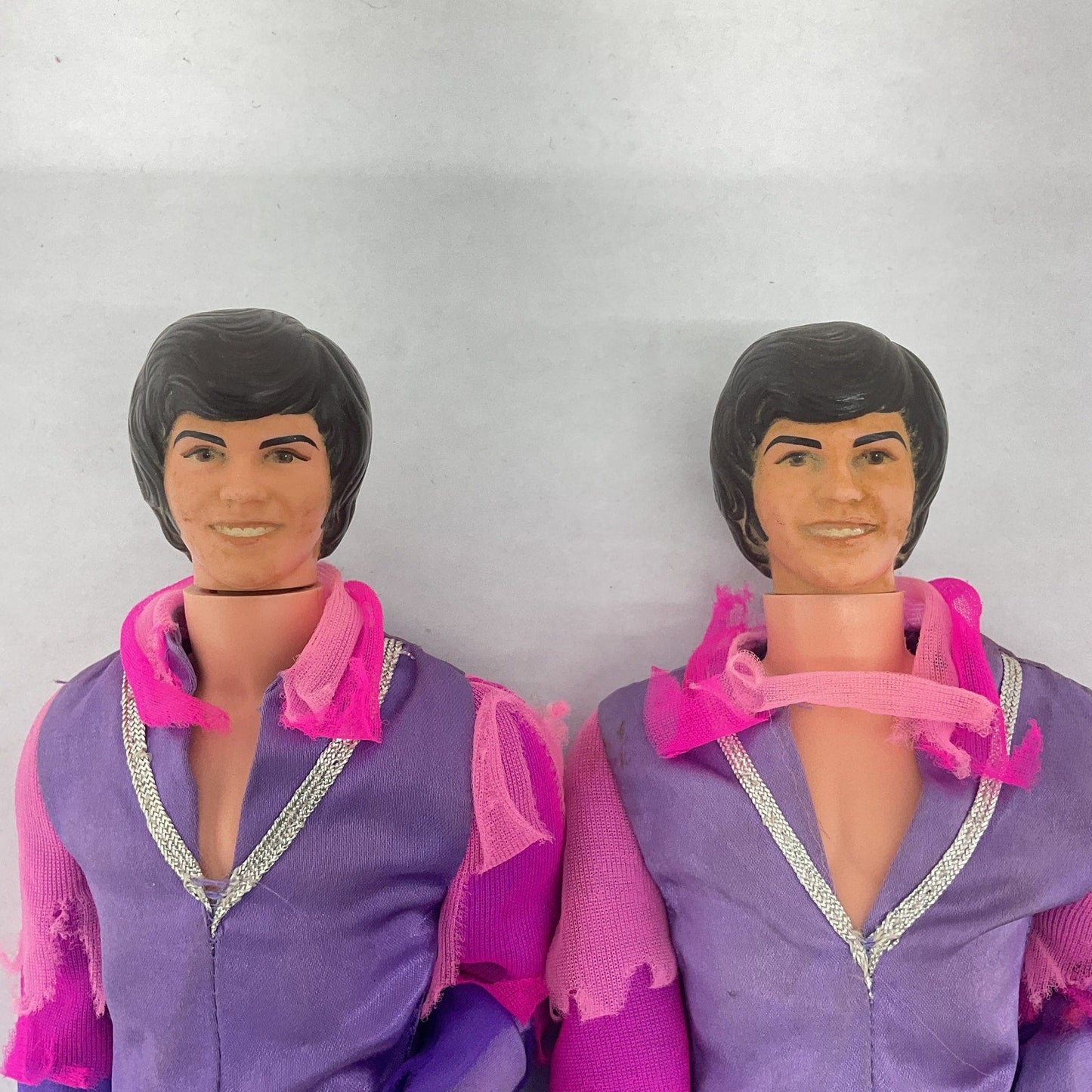 Vintage 1970s Mattel Barbie Donny Osmond in Purple Outfit Preowned Dolls LOT 2 - Warehouse Toys