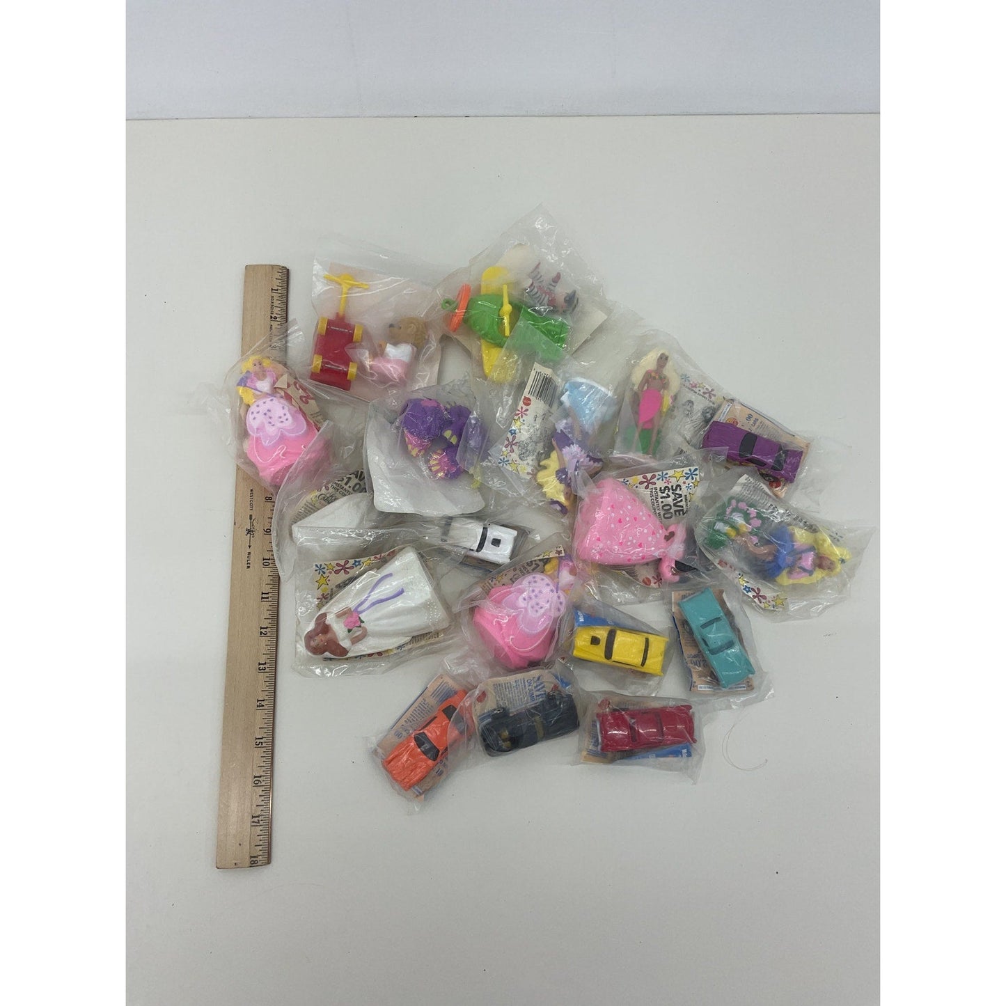 Vintage 1980s 1990s McDonalds Sealed Happy Meal Prize Toys Figures Barbie Cars - Warehouse Toys