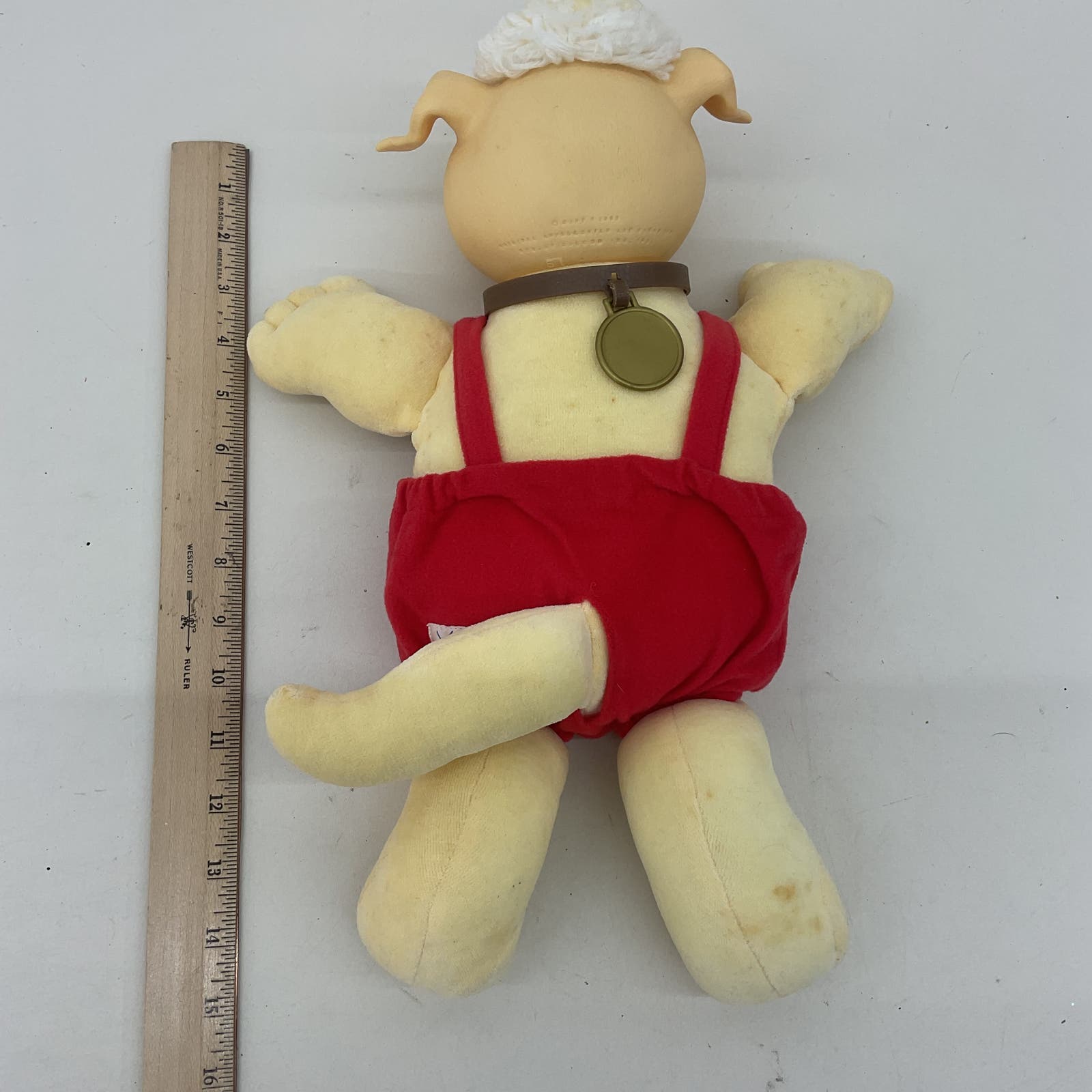 Vintage 1980s CPK Cabbage Patch Kids Koosa Pet Dog Soft Body Baby Doll Plush - Warehouse Toys