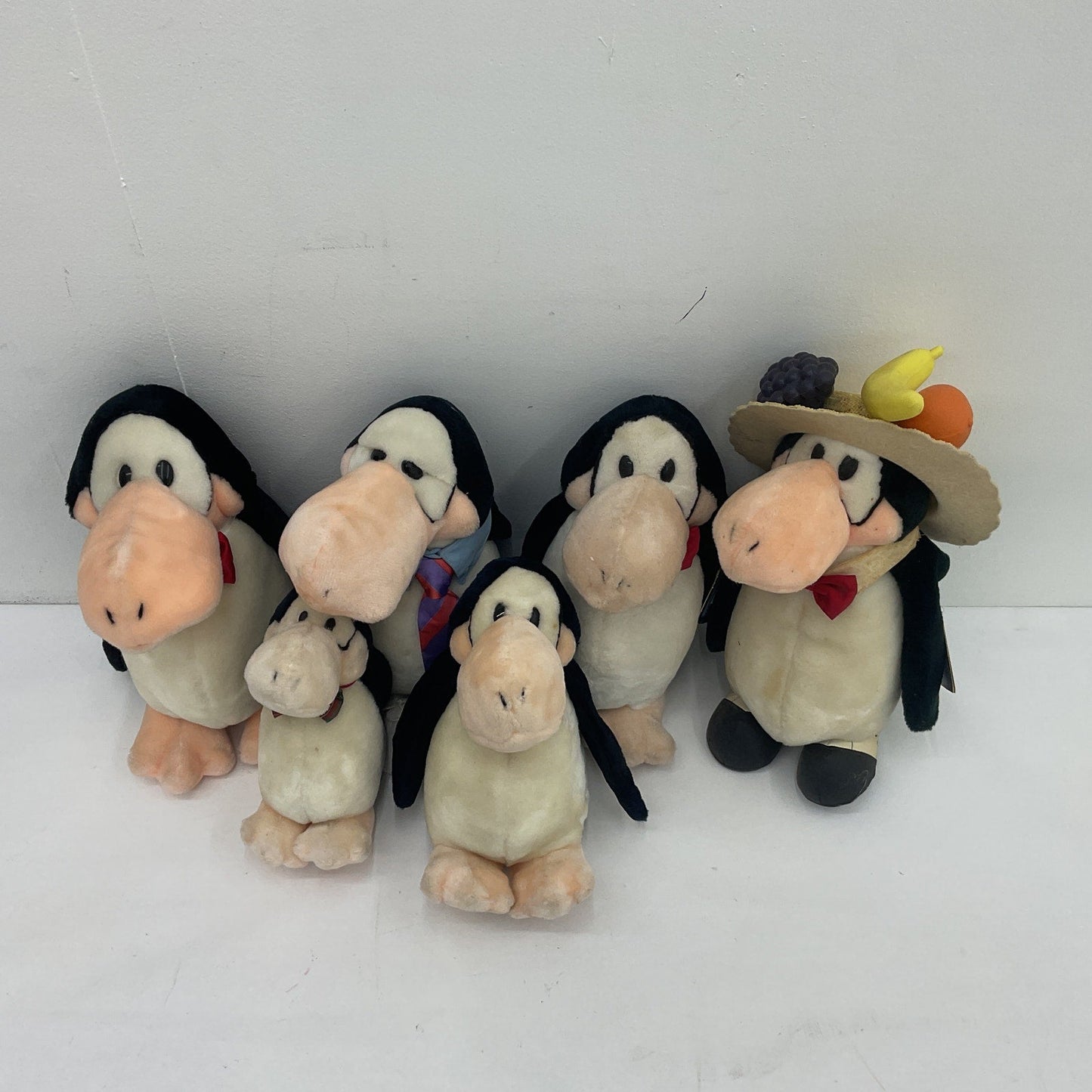 Vintage 1980s Dakin Bloom County Opus the Penguin Character Plush Dolls LOT - Warehouse Toys