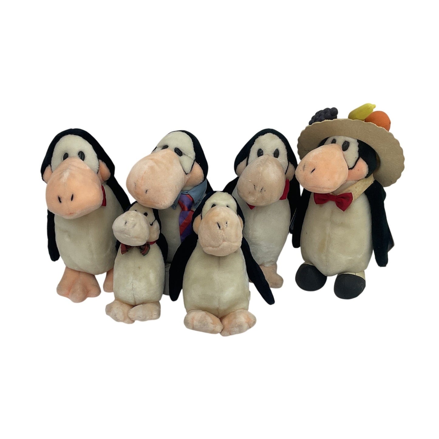 Vintage 1980s Dakin Bloom County Opus the Penguin Character Plush Dolls LOT - Warehouse Toys