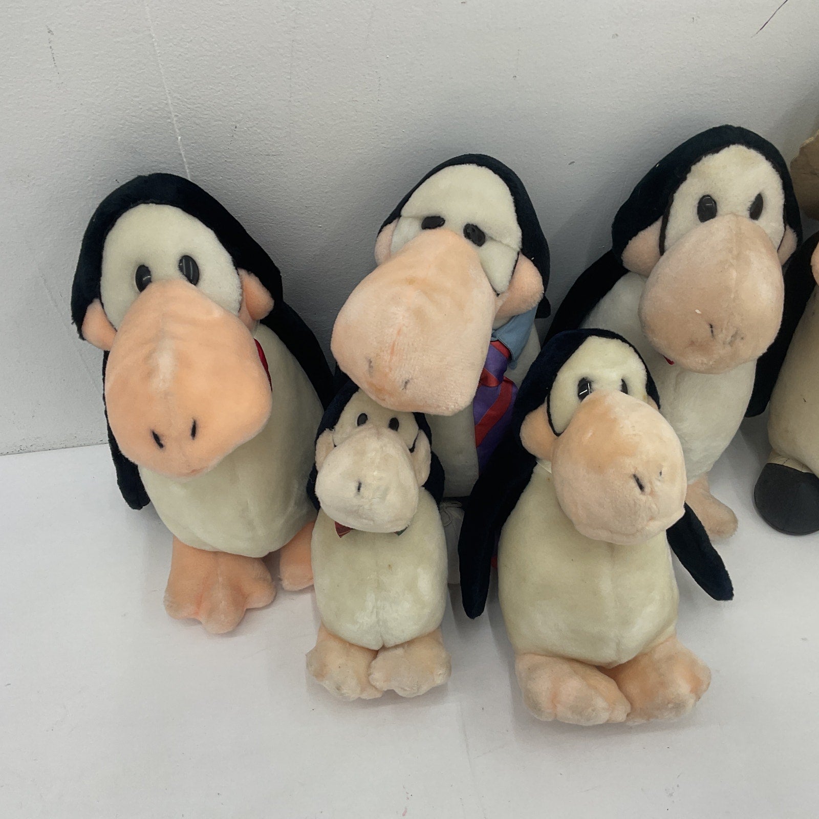 Vintage 1980s Dakin Bloom County Opus the Penguin Character Plush Dolls LOT - Warehouse Toys