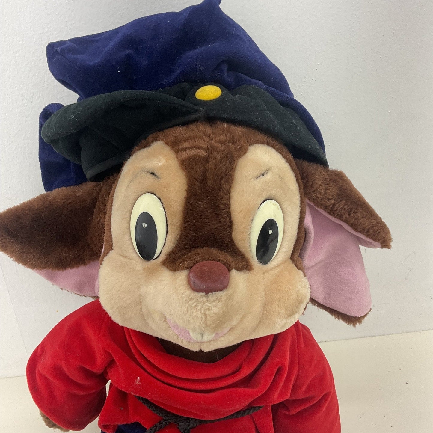 Vintage 1980s Fievel Mousekewitz Don Bluth's An American Tail Mouse Plush Doll - Warehouse Toys